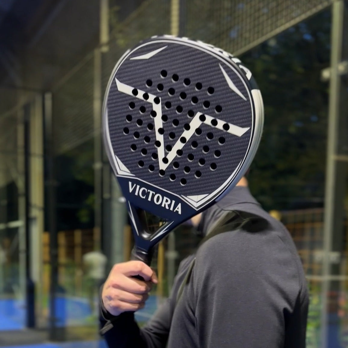 Victoria ronde racket wit